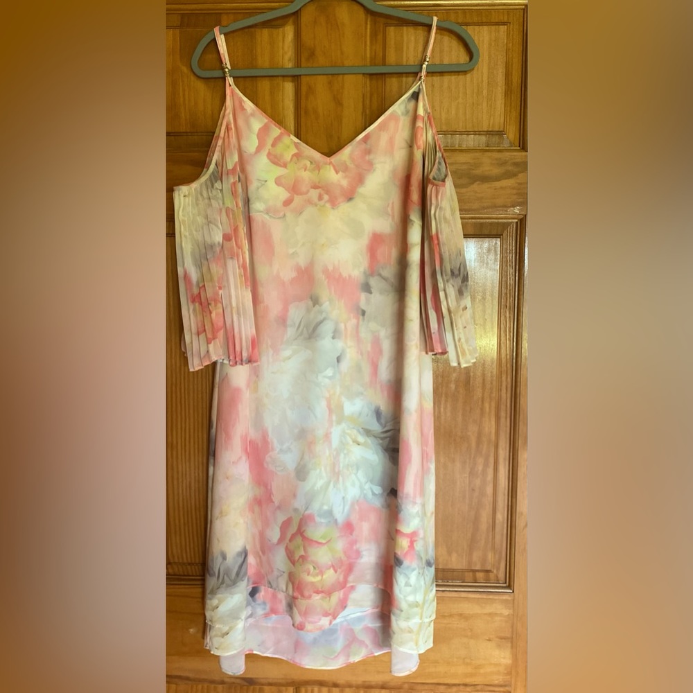 White House Black Market size 12 watercolor dress
